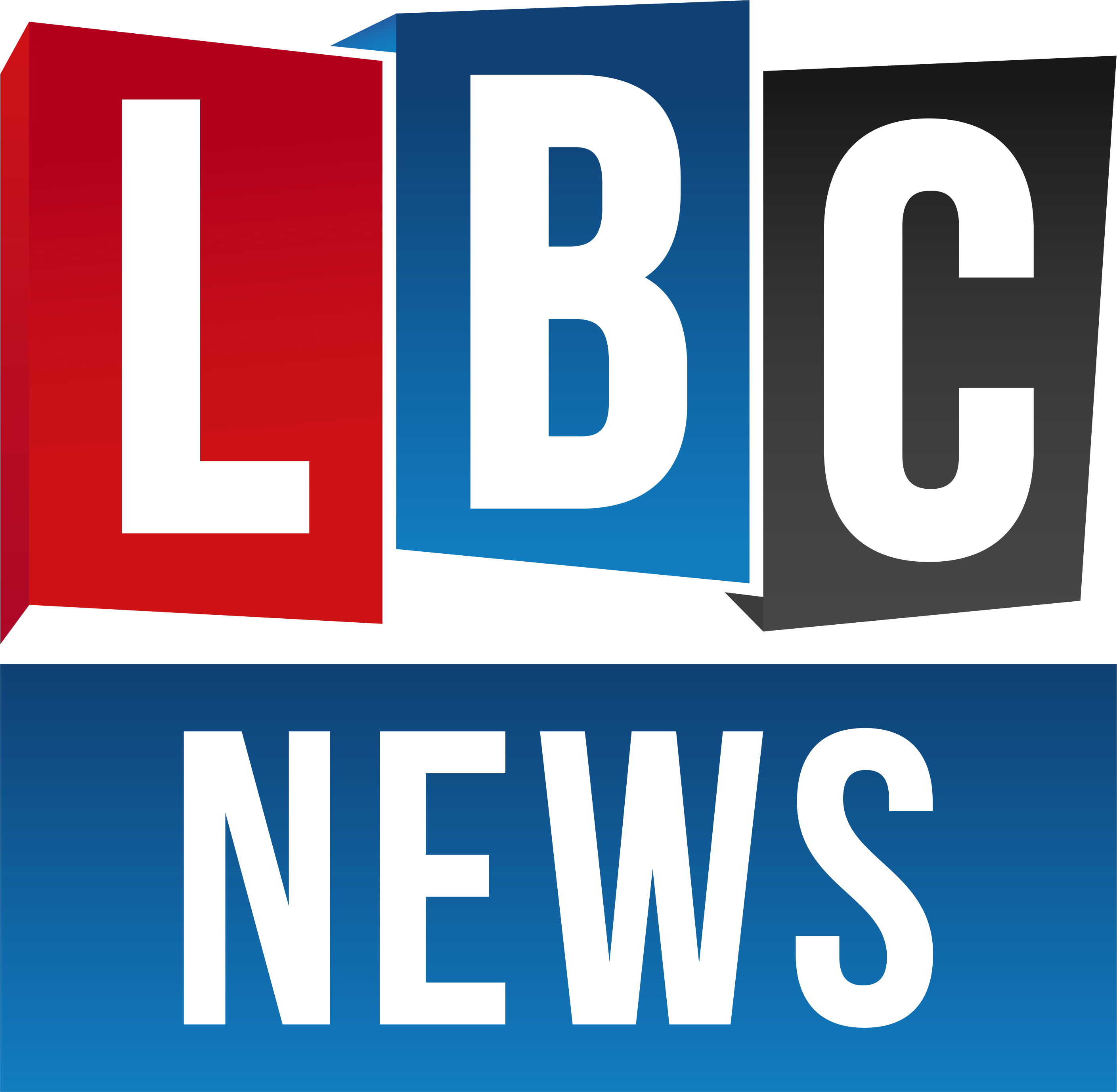 LBC News logo in red blue and black