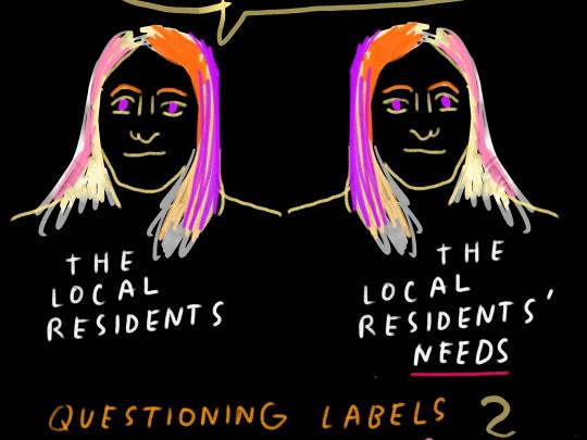 local residents and their needs graphic