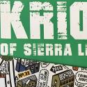 Map of the Krios of Sierra Leone with a banner in green