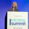 Claire Waxman OBE, London's Victims' Commissioner, speaking at the Victims Summit 2023